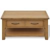 Coffee Table 88x53x45 cm Solid Oak Wood