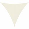 Sunshade Sail Oxford Fabric Triangular – 3.6×3.6×3.6 m, Cream