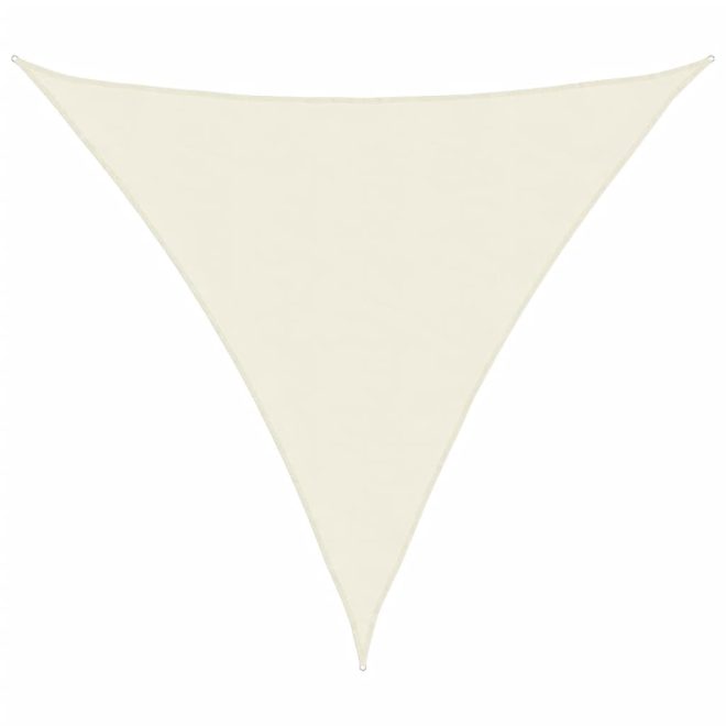 Sunshade Sail Oxford Fabric Triangular – 3.6×3.6×3.6 m, Cream