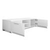 Nurragi TV Cabinet – 120×40.5×35 cm, High Gloss White