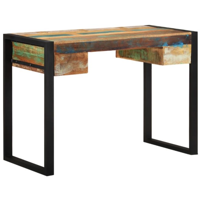 Desk – MULTICOLOUR, Solid Reclaimed Wood