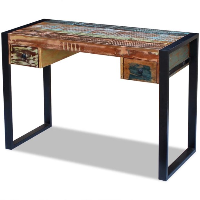 Desk – MULTICOLOUR, Solid Reclaimed Wood