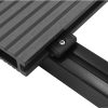 WPC Decking Boards with Accessories 2.2 m – 10 M, Grey