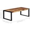 Coffee Table 110x60x40 cm Solid Sheesham Wood