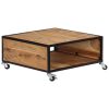 Coffee Table 70x70x32 cm Solid Acacia Wood