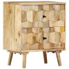 Bedside Cabinet 40x30x50 cm Solid Mango Wood