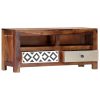 Saddlebrooke TV Cabinet 90x30x40 cm Solid Sheesham Wood