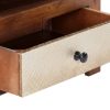 Saddlebrooke TV Cabinet 90x30x40 cm Solid Sheesham Wood