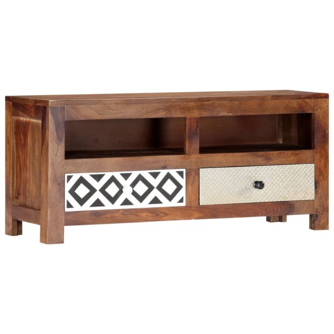 Saddlebrooke TV Cabinet 90x30x40 cm Solid Sheesham Wood