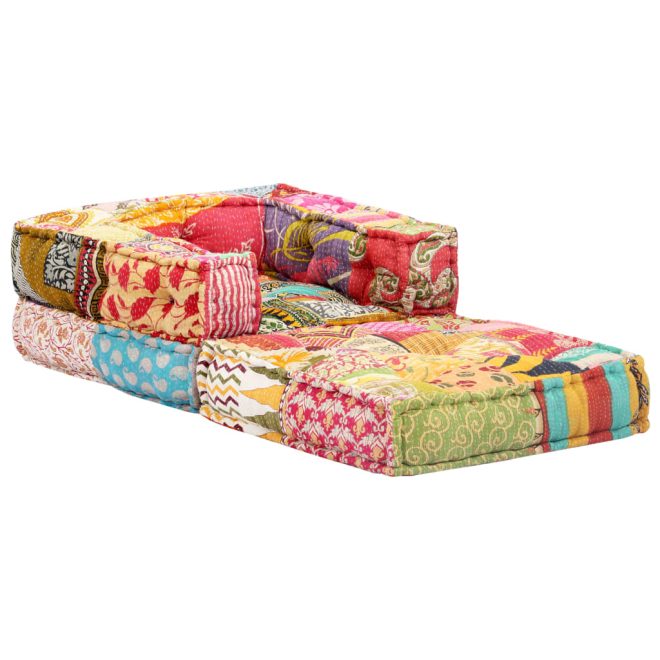 Pontiac Modular Pouffe Fabric – Patchwork