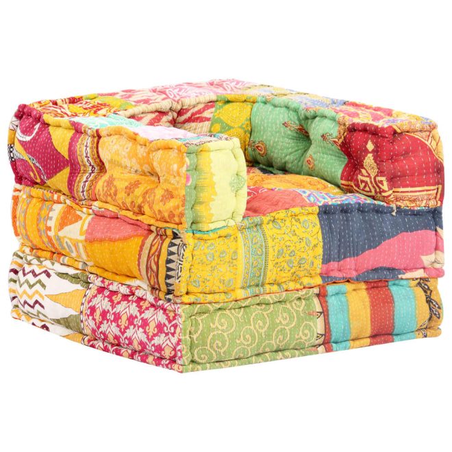 Pontiac Modular Pouffe Fabric – Patchwork