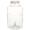 Water Dispenser XXL with Tap Transparent 8 L Glass