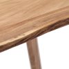 Dining Table Solid Acacia Wood – 140x80x76 cm