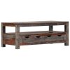 Coffee Table Grey 100x50x40 cm Solid Sheesham Wood