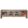 Coffee Table Grey 100x50x30 cm Solid Sheesham Wood