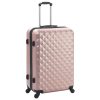 Hardcase Trolley Set 3 pcs ABS – Rose Gold