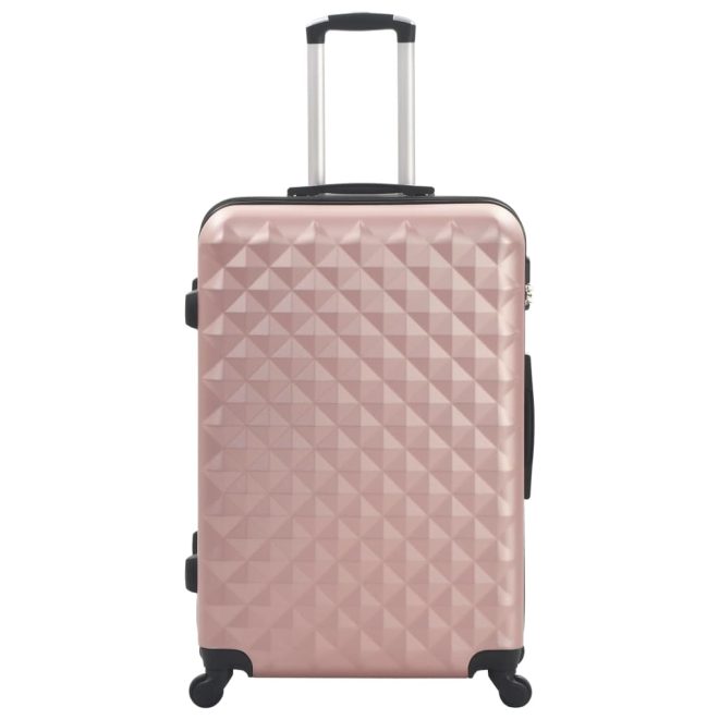 Hardcase Trolley Set 3 pcs ABS – Rose Gold