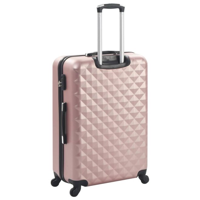 Hardcase Trolley Set 3 pcs ABS – Rose Gold