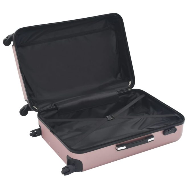 Hardcase Trolley Set 3 pcs ABS – Rose Gold