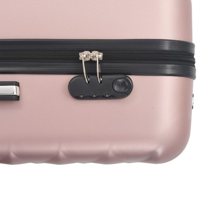 Hardcase Trolley Set 3 pcs ABS – Rose Gold