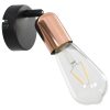 Spot Lights 2 pcs  2 W E27 – Black and Copper, With Bulb