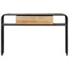 Console Table 118x30x75 cm – Brown, Solid Mango Wood