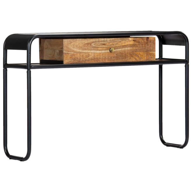 Console Table 118x30x75 cm – Brown, Solid Mango Wood