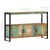 Sideboard 120x30x75 cm – Solid Reclaimed Wood