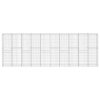 Gabion Wall with Covers Galvanised Steel – 600x30x200 cm