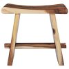 Stool Solid Suar Wood and Polyresin