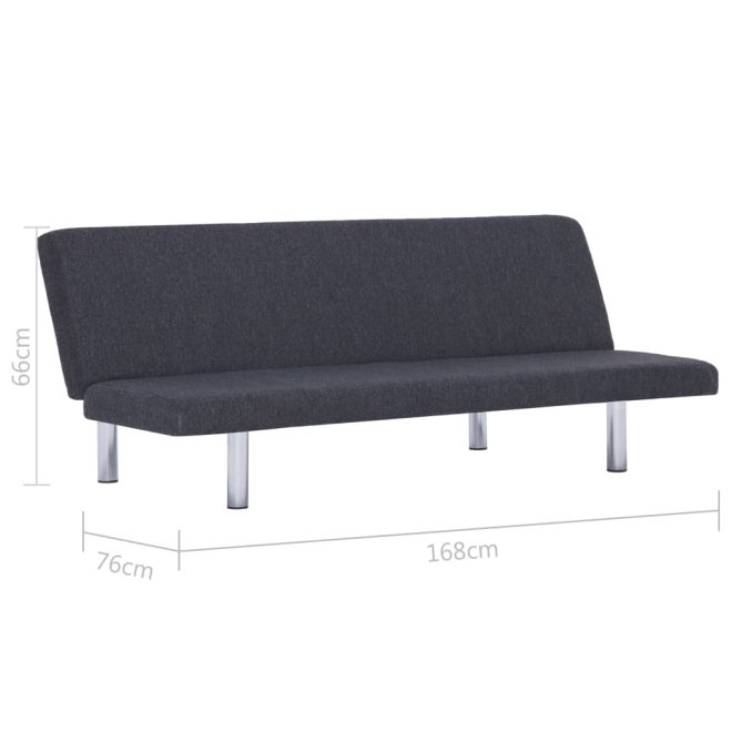 Makin Sofa Bed Polyester – Dark Grey