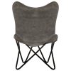 Butterfly Chair Canvas – Anthracite