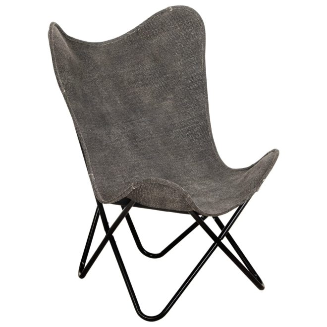 Butterfly Chair Canvas – Anthracite