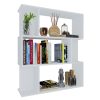 Book Cabinet/Room Divider 80x24x96 cm Engineered Wood – White