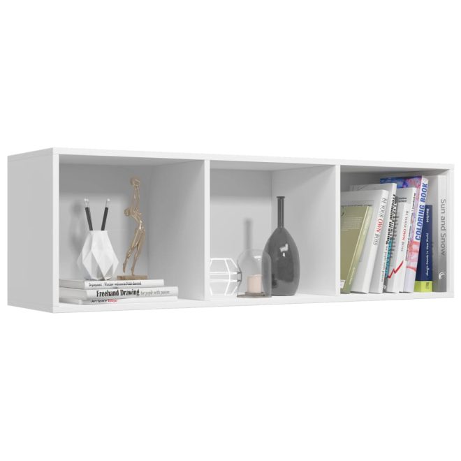 Book Cabinet/TV Cabinet 36x30x114 cm Engineered Wood – White