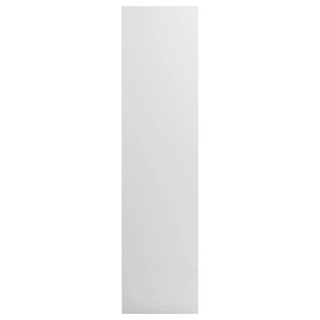 Wardrobe Engineered Wood – 50x50x200 cm, High Gloss White