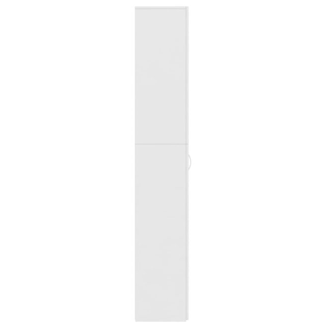 Office Cabinet 60x32x190 cm Engineered Wood – White