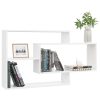 Wall Shelves 104x20x58.5 cm Engineered Wood – White