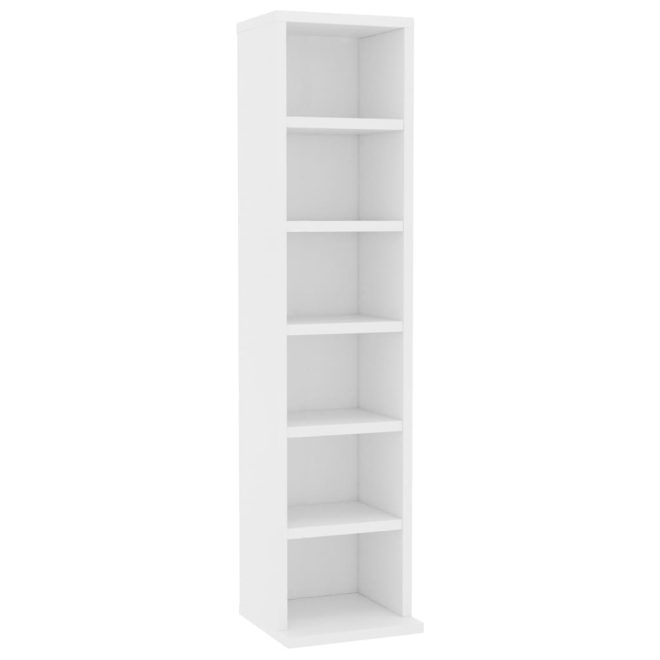 CD Cabinet 21x20x88 cm Engineered Wood – White