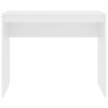 Desk 90x40x72 cm Engineered Wood – White