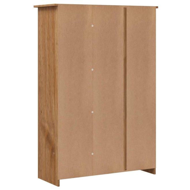 3-Door Wardrobe Pine Panama Range – 118x50x171.5 cm, Brown