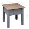 Evansville Nightstand Grey 50.5×50.5×52.5 cm Pine Panama Range