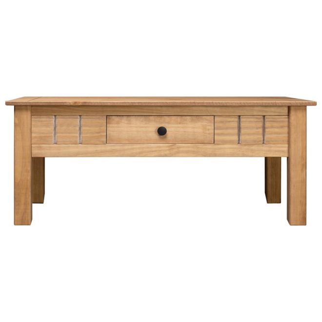 Coffee Table 100x60x45 cm Solid Pine Wood Panama Range – Brown