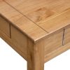 Coffee Table 100x60x45 cm Solid Pine Wood Panama Range – Brown