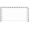 Soccer Goal Metal Black and White – 300x160x90 cm