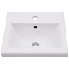 Built-in Basin Ceramic White – 42x39x18 cm