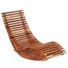 Rocking Sun Lounger Acacia Wood – 2