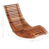 Rocking Sun Lounger Acacia Wood – 2