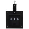 Outdoor Solar Lamps LED Square 12 cm – Black, 12