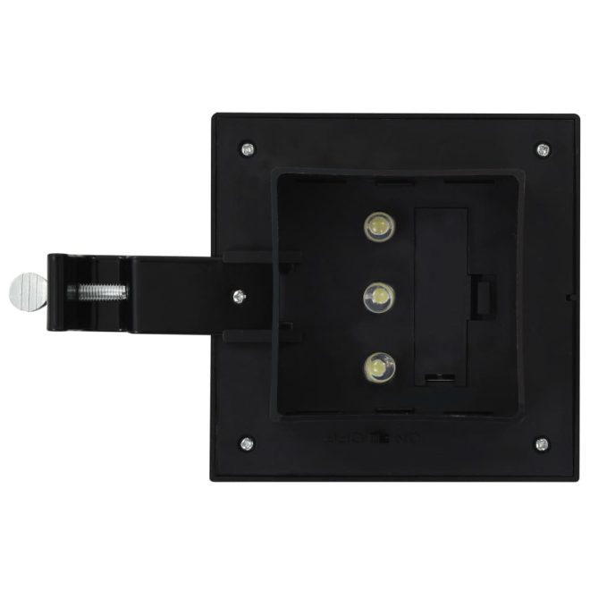 Outdoor Solar Lamps LED Square 12 cm – Black, 12